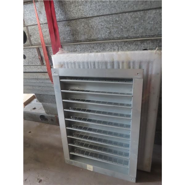 2 Vents incs's Fire Rated Vent for Steel Door