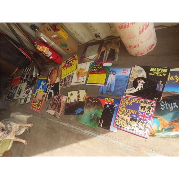 Records, Rock and Roll, Chicago, Nazarath, Elvis, The Who, Jimmy Hendrix Kiss