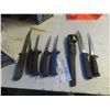 Image 1 : 8 Knives (one with Sheath)