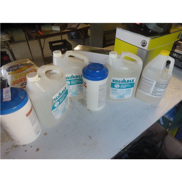 Hand Sanitizer and Wipes