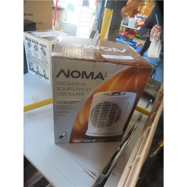 2 Head Work Light and Noma Oscillating Fan/Heater
