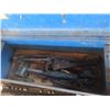Image 2 : Tool Boxes with Pipe Wrench, Drill Bits, Idole Saws, Mallet, Pliers 
