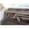 Image 5 : 2 Metal Tool Boxes 1/2'' Drive Ratchets Sockets Punches Cresent Wrenches Screwdrivers