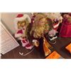 Image 2 : 8 Christmas Figures, Santas, Angels, Tallest 25" 