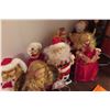 Image 3 : 8 Christmas Figures, Santas, Angels, Tallest 25" 