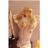 Image 3 : 4 Christmas Figures 2 Angels, 2 Santas, Tallest 25" 