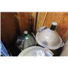 Image 3 : Wine Making Supplies: Glass, Car Boy with Carrier, Vents + Wine Bottles 