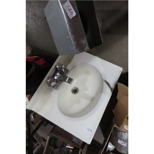 Plumbing Package: Vent, 3/4" Copper, Misc. Parts ABS Fittings, Sink with Taps