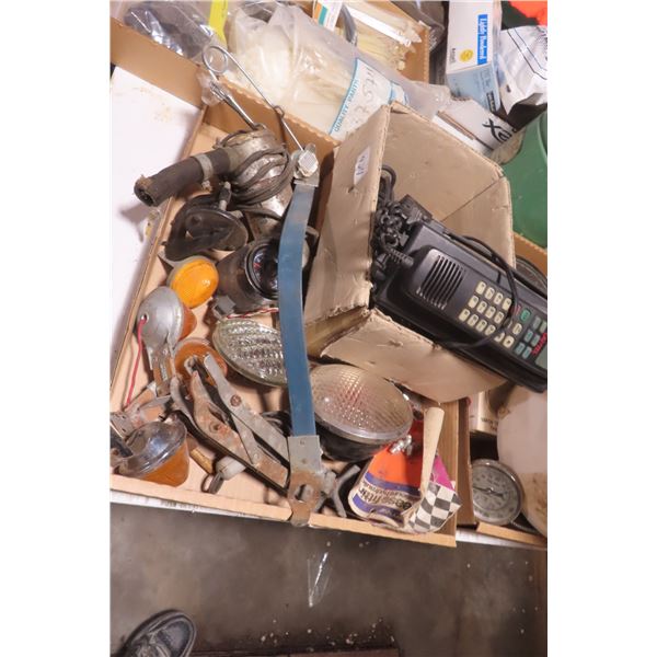 Misc. Sealed Beams, Ceramic Lights, Circulating Header, Compression Tool + 