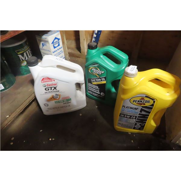 3 Jugs 5W30, 10W30 5L Size ( 10 Litres Total)