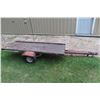 Image 1 : Bumper Hitch Snowmobile Trailer with Tilt Deck