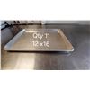 Image 1 : LOT DE 11 PLAQUES DE CUISSON 12" X 16" X 1"