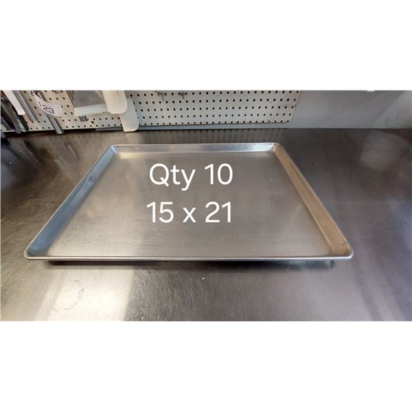 LOT DE 10 PLAQUES DE CUISSON 16" X 22" X 1"