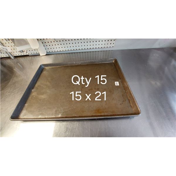 LOT DE 15 PLAQUES DE CUISSON 16" X 22" X 1"