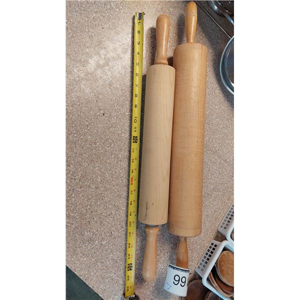 LOT DE 2 ROULEAUX À PÂTE