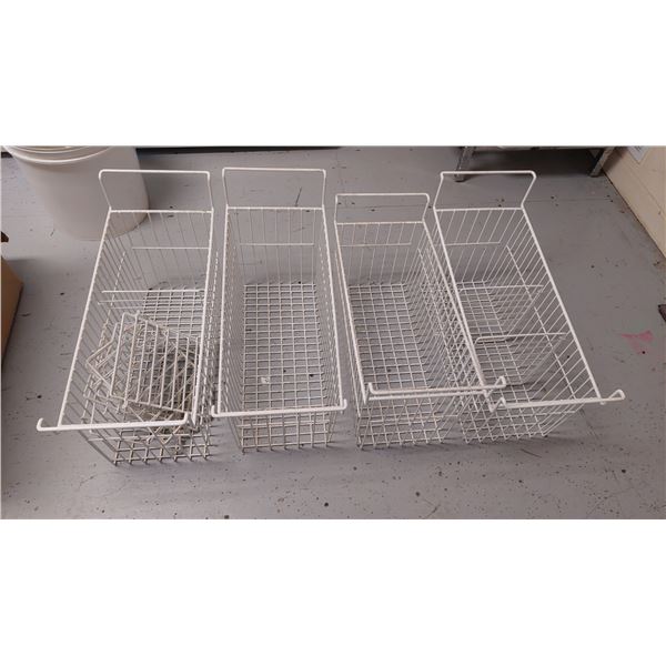 LOT DE 4 PANIERS POUR CONGÉLATEUR