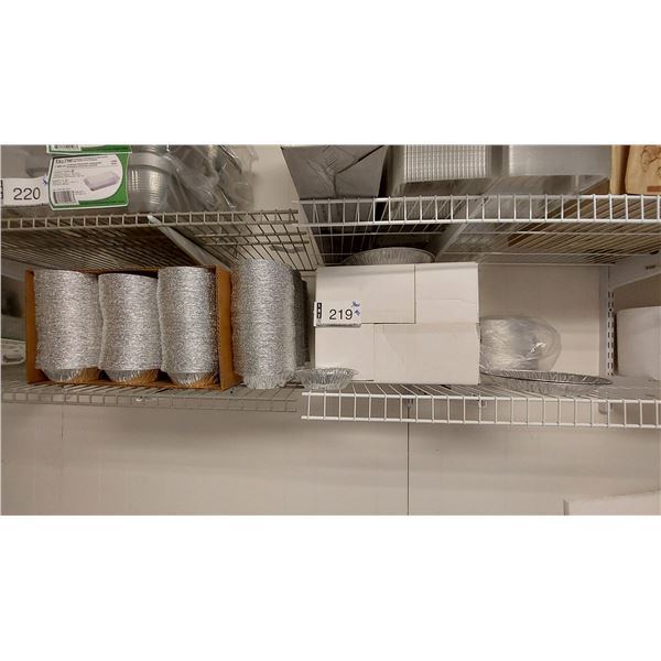 LOT D'ASSIETTES D'ALU ASSORTIES