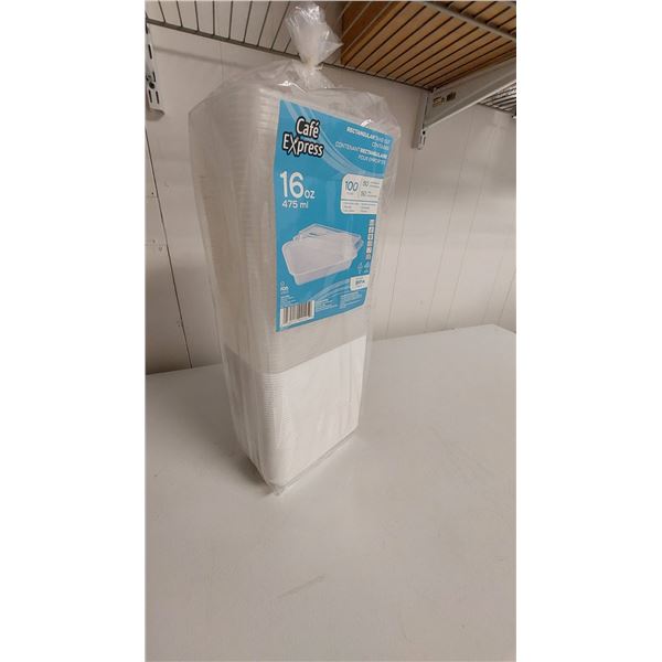 LOT DE 9 PAQ DE 50 TAKE OUT 16 OZ