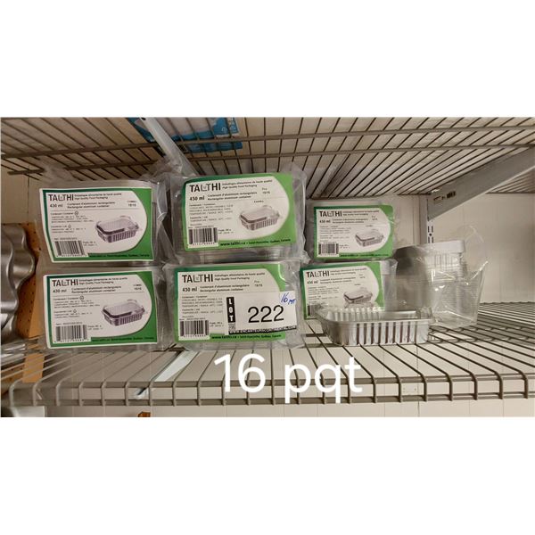 LOT DE 28 PAQ. DE 15 TAKE OUT 430 ML