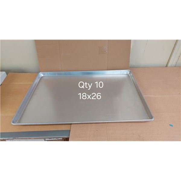 LOT DE 10 PLAQUES DE CUISSON 18" X 26"