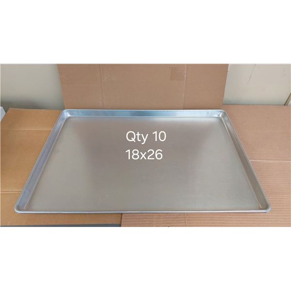 LOT DE 10 PLAQUES DE CUISSON 18" X 26"