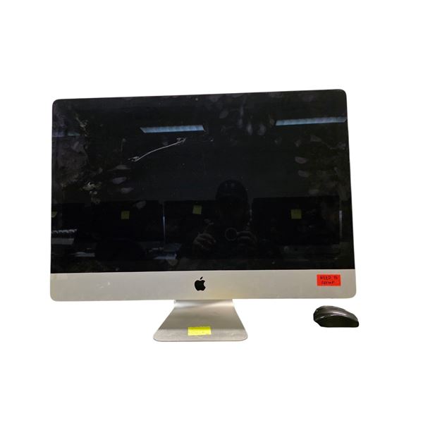 L1 - Apple iMac Computer Model A1419 - 27" Screen - Wiped w/Mouse, Keyobard & Powercord