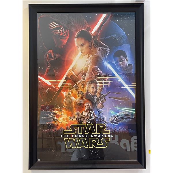 L1 - Original "Star Wars : The Force Awakens" Framed movie poster