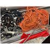 Image 3 : L1 - Large lot of ethernet cable, monitor cables, mounts + (x4) Chairs