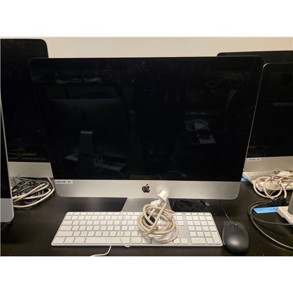 L1 - Apple iMac Computer Model A1418- 21" Screen - Wiped w/Mouse, Keyboard & Powercord