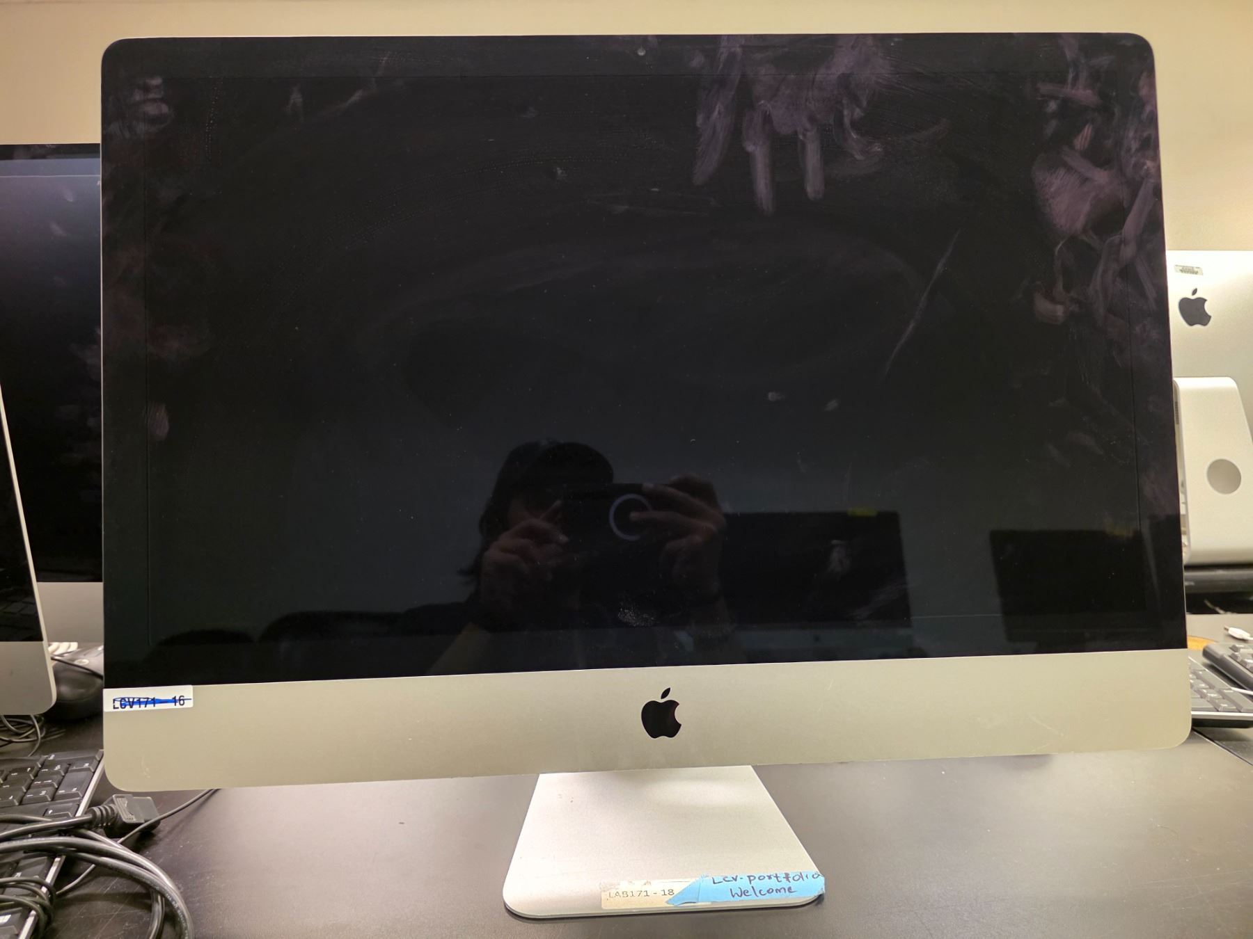 Computer Wiped Screen L1 - Apple iMac Computer Model A1419 - 27