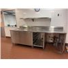 Image 2 : L2 - Stainless Steel Prep Table w/ Sink, Storage & Overshelf