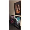 Image 1 : Group of 3 Framed posters - Avengers/Indiana Jones & Harry Potter