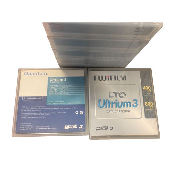 L1 - Group of Data Cartridge - Quantum Ultrium 3 & LTO Ultrium 3