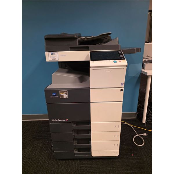 L1 - Finance office - Konica Minolta Bizhub C454e commercial printer, photocopier and scanner