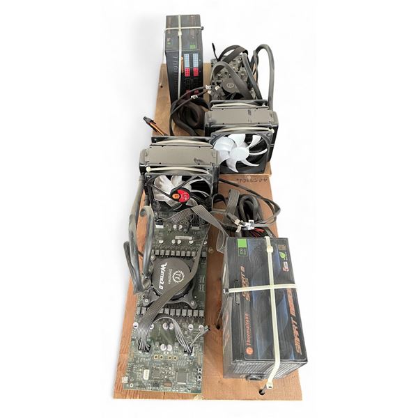 L1 - Group of 2 Bitcoin Mining Setup - Thermaltake Water 3.0, TT-11225 Thermaltake, Thermaltake Smar