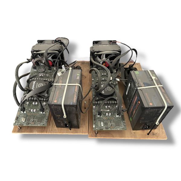 L1 - Group of 2 Bitcoin Mining Setup - Thermaltake Water 3.0, TT-11225 Thermaltake, Thermaltake Smar