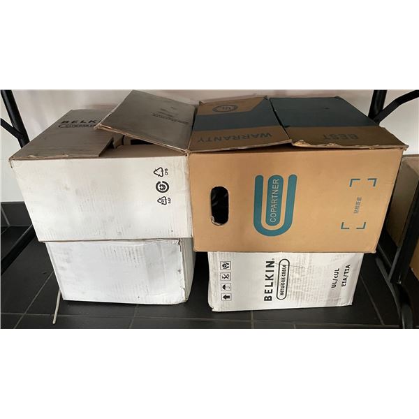 L1 - 4 Boxes of Network Cables