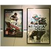 Image 1 : L2 - Group of 2 Video Game Posters - Splinter Cell Conviction & Ghost Recon Future Soldier