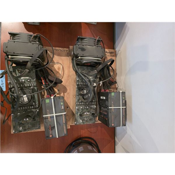 L1 - Group of 2 Bitcoin Mining Setup - Thermaltake Water 3.0, TT-11225 Thermaltake, Thermal Take Sma