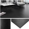 Image 1 : 32-Pack of Black Peel & Stick Floor Tiles (12" x 12" Size) Self-Adhesive Waterproof Floor Tiles; New