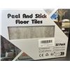 Image 2 : 32-Pack of Peel & Stick Floor Tiles (12" x 12" Size) Self-Adhesive Waterproof Floor Tiles; New