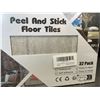 Image 2 : 32-Pack of Peel & Stick Floor Tiles (12" x 12" Size) Self-Adhesive Waterproof Floor Tiles; New