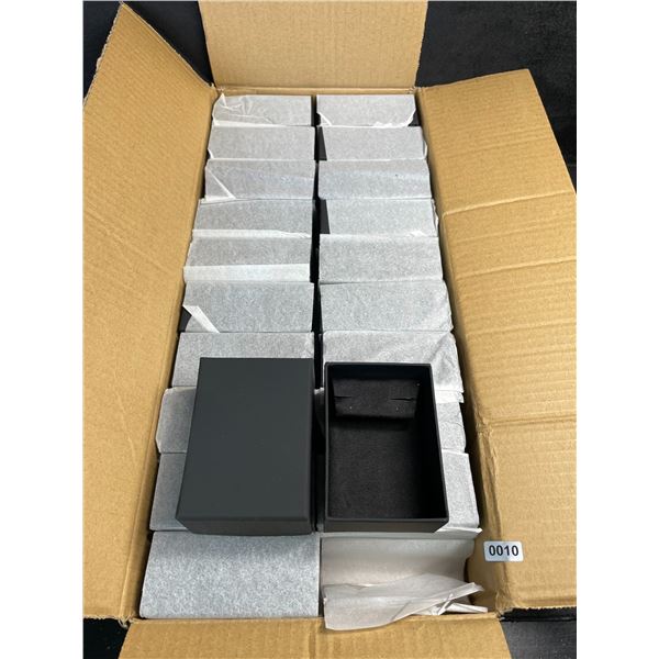 20PC Jewelry Storage Boxes - Black - (2.5" x 3.5" Size) - Brand New