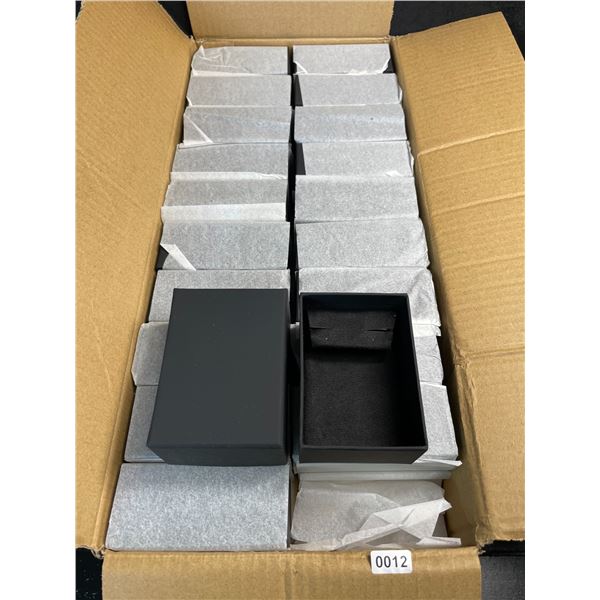 20PC Jewelry Storage Boxes - Black - (2.5" x 3.5" Size) - Brand New