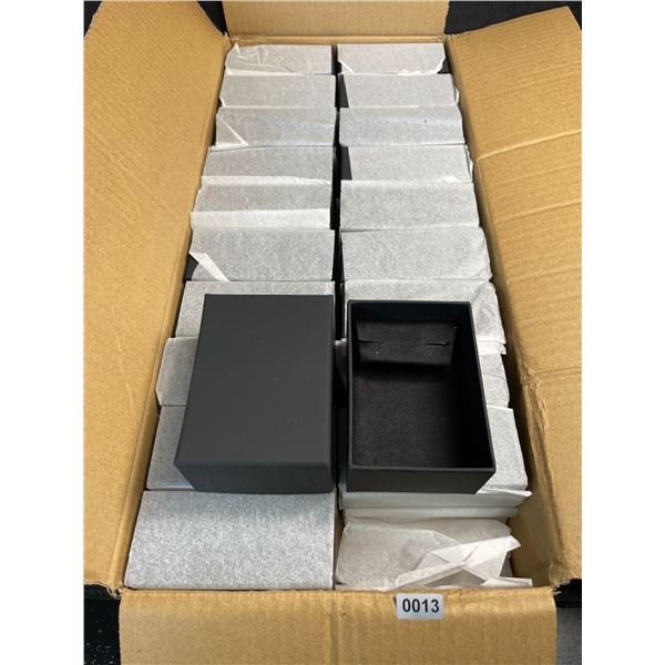 20PC Jewelry Storage Boxes - Black - (2.5" x 3.5" Size) - Brand New