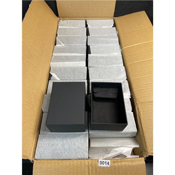 20PC Jewelry Storage Boxes - Black - (2.5" x 3.5" Size) - Brand New