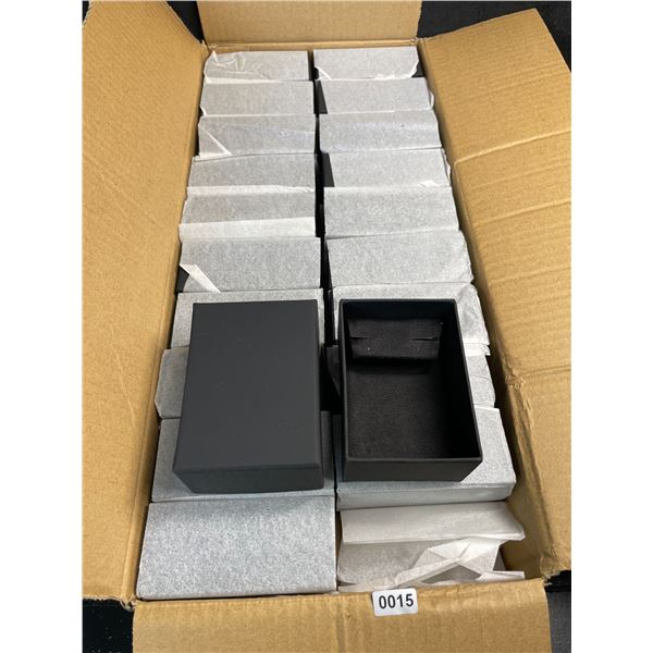 20PC Jewelry Storage Boxes - Black - (2.5" x 3.5" Size) - Brand New