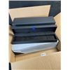 Image 1 : 5PC Long Jewelry Necklace Storage Boxes - Black/Blue - New