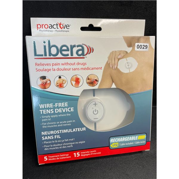 1 ProActive Libera Wire-Free Wireless TENS Device for Pain Relieve in Muscles/Nerves - NEW