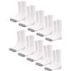 Image 1 : 10-Pairs of HotFeet Work Socks - Men's All-Weather Performance Crew Socks (Size 10-13) - New